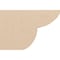 Ekena Millwork 6in. W x 8in. H x 12in. L Crestline Woodgrain TimberThane Rafter Tail, Primed Tan RFTUR06X08X12CRERCPR - alternate 2